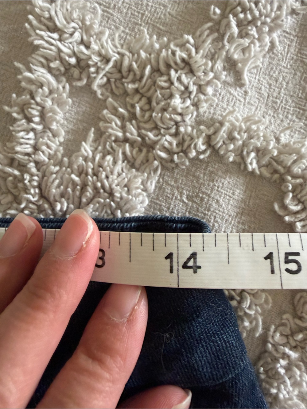Cream Wide-Leg Dark Blue Jeans with Button Detail - Women - Picture 8 of 10